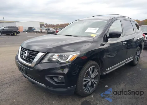 2018 Nissan Pathfinder Platinum from USA, damaged, VIN 5N1DR2MM9JC628909